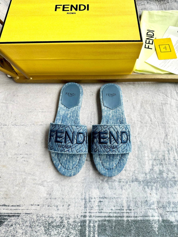 Denim Slipper