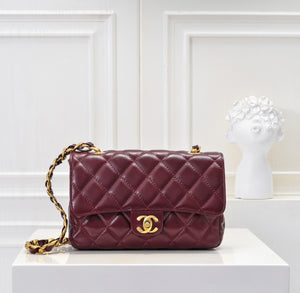 Burgundy C Bag