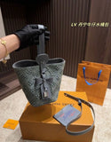 Denim Bucket Bag
