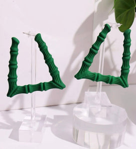 Triangle Hoops(dark green)