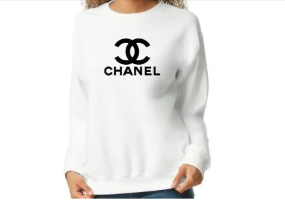 White and Black sweatshirt