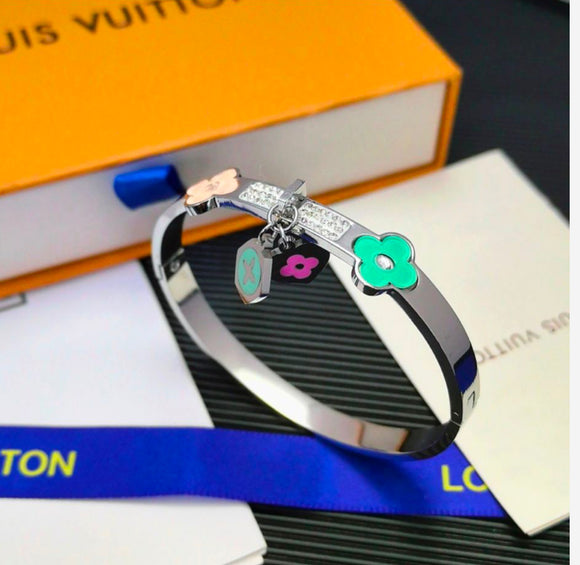 Silver LL Bangle