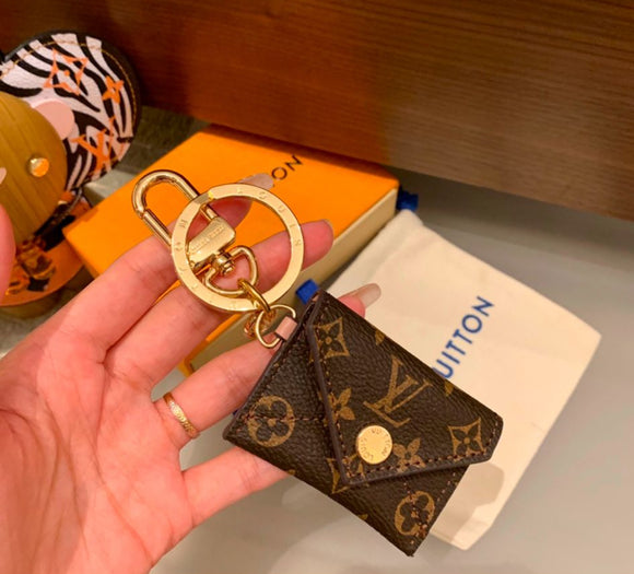 ✨ Monogram Mini Wallet Charm