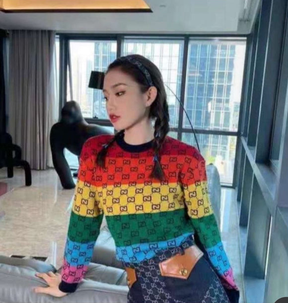 Rainbow Sweater (IN STOCK)