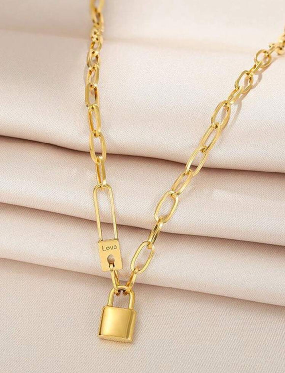 Padlock Necklace