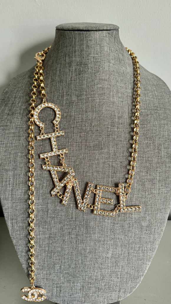 C Word Chain Belt/Necklace