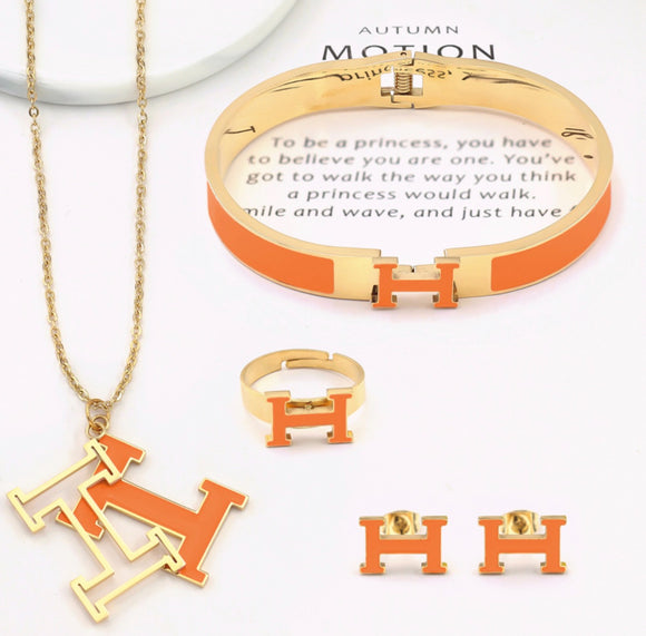 Orange Heather Set
