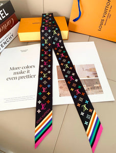 Black LL Scarf