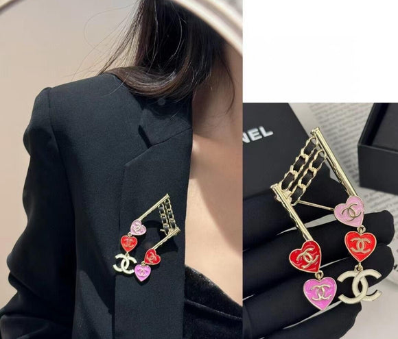 Heart to Heart Brooch