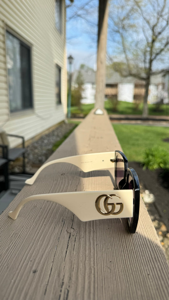 New G's Beige Sunglasses