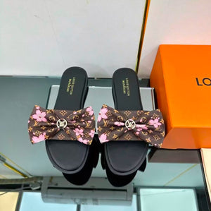 Cherry Luxe Slides