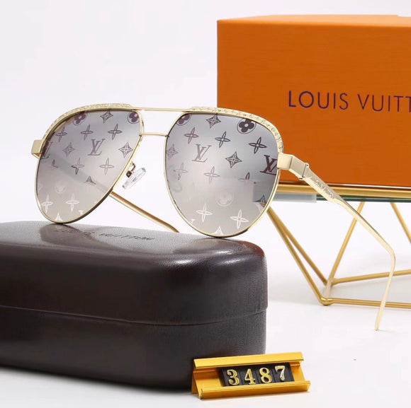 Gold LL Sunglasses