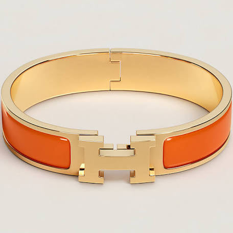 Orange Heather Bangle