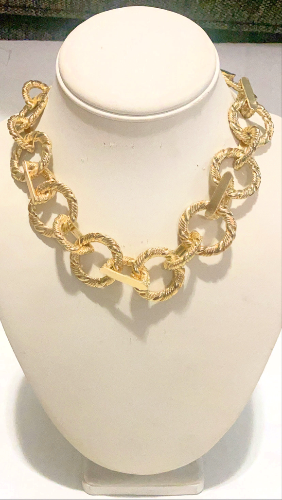 Chunky Chain and Bracelet Set